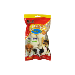 K9 Konfections Chewy Treats 4" Bleached