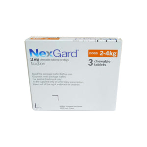NexGard Chewable Tablets for Dogs  2-4kgs